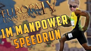 Speedrunning 1 MILLION Manpower in EU4 as MuscovyRussia [upl. by Winton]