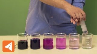 Potassium permanganate and dilution  Molecular Structure  Chemistry [upl. by Yrhcaz]