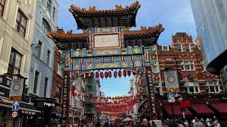 Walking London Chinatown  November 2023 [upl. by Ydur510]