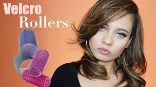 VELCRO ROLLERS STYLING TUTORIAL  2 LOOKS  Brittney Gray [upl. by Aita]