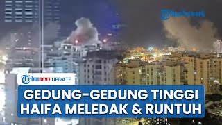 Iron Dome Jebol Penampakan Gedunggedung Pencakar Langit Meledak Satu per Satu Dirudal Hizbullah [upl. by Eenitsed169]