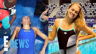 Swimmer Tamara Potocka COLLAPSES After 200Meter Individual Medley Race  2024 Olympics  E News [upl. by Atteloc781]