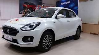 Maruti Suzuki Dzire Facelift ExteriorInterior and Boot Space  Pearl Arctic White  ZDI Plus 1080p [upl. by Musa]