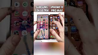 iPhone 13 Pro Max vs Samsung S24 Ultra SPEED TEST 🚀 Who’s the REAL SPEED KING 👑shortsviralvideo [upl. by Lanza643]