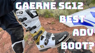 Gaerne SG12 Motocross Boots Actually Be The Best Adventure Boots Ever [upl. by Martinsen68]