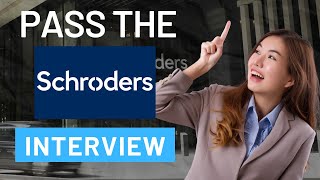 Schroders Video Interview Your Key to Landing the Job in 2023 [upl. by Dehlia]