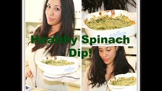 Guilt Free High Protein Spinach Dip Recipe [upl. by Ara]