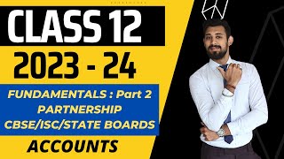 Fundamentals  Partnership  Interest on capital  Class 12  Cbse  Isc  Stateboards  Part 2 [upl. by Nnylkcaj700]