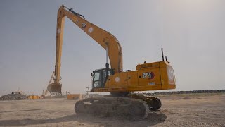 Meet the Cat® 395 Long Reach Excavator LRE [upl. by Hairaza]