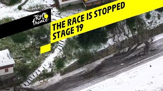 The race is stopped  Stage 19  Tour de France 2019 [upl. by Reimer520]