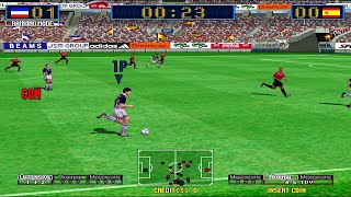 Naomi 버추어 스트라이커 2 2000 유고슬라비아 플레이 4 Virtua Striker 2 2000 Yugoslavia play 4 랭킹 모드 [upl. by Hanako]