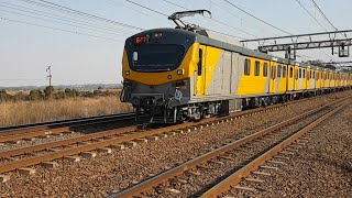 Prasas Metro Rail 10m5 heading towards Esselen Park station JHB [upl. by Levison]