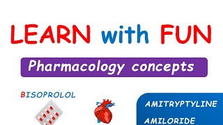 Learn with fun  Pharmacology concepts [upl. by Ynned]