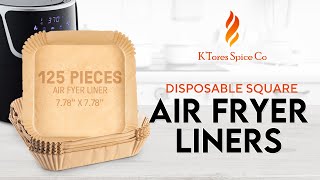 Disposable Square Air Fryer Liners [upl. by Fridell]