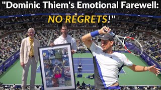 quotHeartbreaking Farewell Thiem Waves Goodbye to Grand Slam Gloryquot [upl. by Honna]