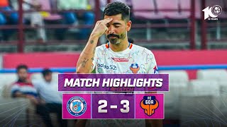 Match Highlights  Jamshedpur FC 23 FC Goa  MW 21  ISL 202324 [upl. by Jammin]