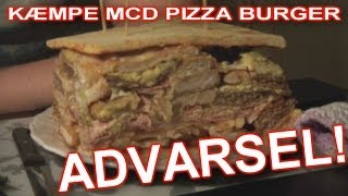 McD PIZZA BURGER  VERDENS BEDSTE [upl. by Lipps669]