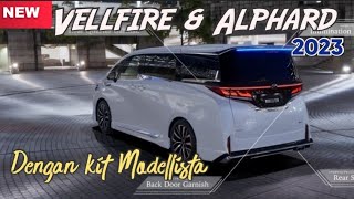 Toyota Vellfire amp Alphard 2023  dengan kit Modellista [upl. by Ellehcil]