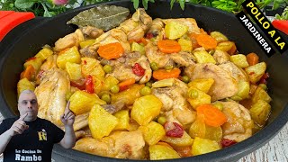 🤩 Pollo a la Jardinera Receta muy Fácil  Sabrosa y SALUDABLE 😎😋 Receta de Pollo [upl. by Hayila]