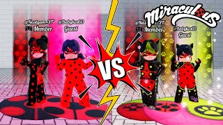 REVERSO VS ORIGINAL TRANSFORMAÇOES Comparação NO NEW MJ  MIRACULOUS ROBLOX [upl. by Sylado]