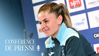 💬 Féminines Avant HAC  SaintEtienne interview de Laurie Cance [upl. by Mello664]