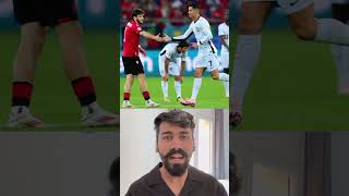 Ronaldo became the part of the Historic Georgia Euros team  Divyansh shorts [upl. by Brendin]