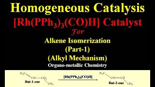 Alkene Isomerization  RhPPh33COH Catalyst  Alkyl Mechanism  CSIR NET [upl. by Adile]