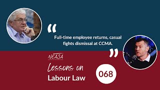 Lessons On Labour Law  Epside 068 [upl. by Olrak]