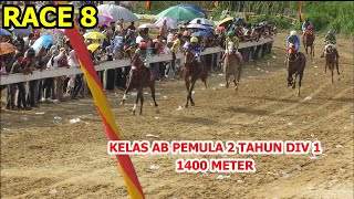 RACE 8  KELAS AB PEMULA 2 TAHUN DIV 1  PACU KUDA BUKITTINGGI 2024 [upl. by Lamonica259]