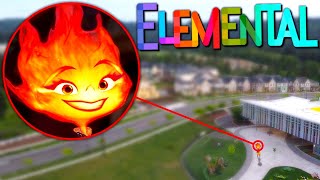 Drone Catches EMBER LUMEN From ELEMENTAL MOVIE IN REAL LIFE [upl. by Annovoj918]