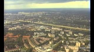 Landeanflug auf Berlin  Tegel HistoryRoute über Tempelhof 1990 [upl. by Tletski]