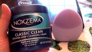 Noxzema Classic Clean Original Deep Cleansing Cream face REVIEW [upl. by Linis]