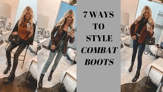 7 Ways To Style Combat Boots  Fashion Over 40 [upl. by Adnerad712]