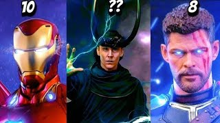 Top 10 Powerful Characters Of MCU  Explained In Hindi  Top Super Heroes Of Marvel Explained [upl. by Inanaup]