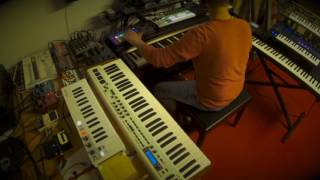 Trance Jam 6 quotEarthquot Waldorf Rocket vs Microbrute Mininova Beatstep Pro  Keystep [upl. by Cannell]