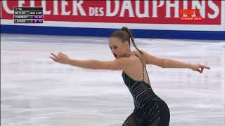 2018 Euros Ladies SP Loena Hendrickx Frozen by Madonna [upl. by Knowland]