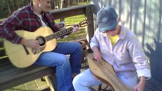 Ridin The Zigzag amp Wobble Railroad on lap dulcimer played in noterdrone style and guitar [upl. by Heidy]