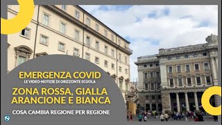 Covid i colori delle regioni la situazione da lunedì 1 marzo con le novità [upl. by Corilla853]