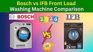 Bosch vs IFB Front Load Washing Machine Comparison 2024⚡Best Front Load Washing in india 2024 [upl. by Irbmac]