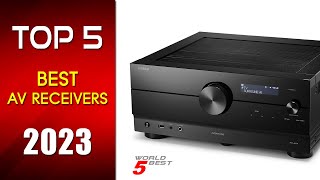 Top 5 Best AV Receivers in 2023  Best AV Receivers Recommendation [upl. by Noxid]