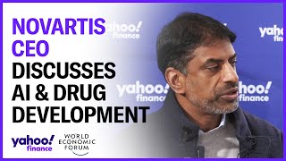 Novartis CEO discusses how AI will impact drug development [upl. by Zemaj621]