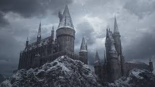 The Wizarding World of Harry Potter Winter At Hogwarts Ambience amp Music [upl. by Zeni]