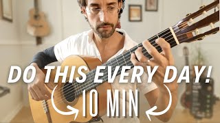 Do This SIMPLE WarmUp To SPEED UP YOUR PROGRESS 7 Guitar Exercises [upl. by Adnahc]