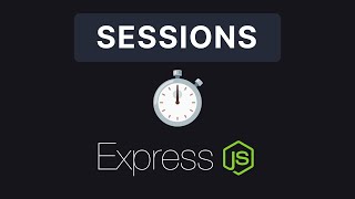 Express JS 13  Sessions Pt 1 [upl. by Enirehtahc]