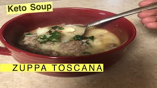 Zuppa Toscana Soup  Easy to make Keto Soup Olive Garden Copy Cat Recipe Keto Style [upl. by Norean254]