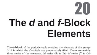 quot d quot and quot f quot block elements  periodic table  chemistry class 12 ncert [upl. by Levona]