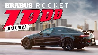 1000 HP IN DUBAI  BRABUS Rocket 1000 WORLD TOUR [upl. by Nissa]