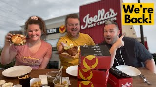 Joellas Hot Chicken Mukbang  New Ghost Pepper Chicken Review [upl. by Towrey]