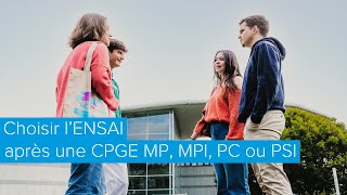 Choisir lENSAI après une CPGE scientifique et le CCINP [upl. by Iharas657]