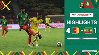 Cameroon 🆚 Ethiopia Highlights  TotalEnergiesAFCON2021  Group A [upl. by Enilrac373]